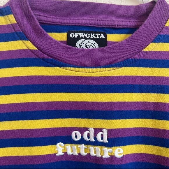 Odd Future Wolfgang Purple Striped Shirt Unisex Size Small - Picture 7 of 7